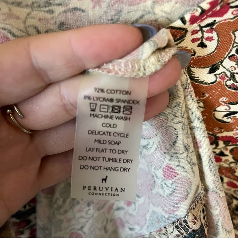 Peruvian Connection Natalya Dress Size Small - Picture 8 of 8